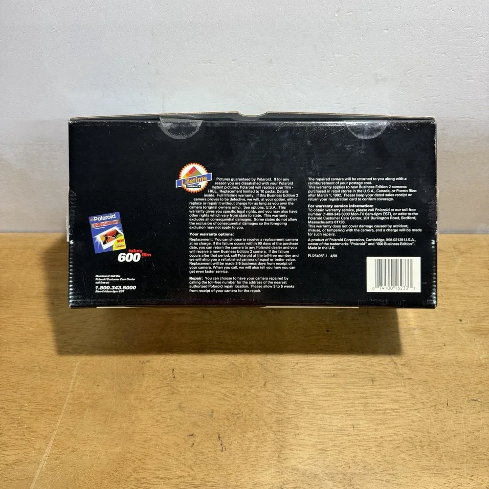 Vintage Polaroid 600 Business Edition 2 Instant Film Camera Brand New In Box